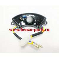 Электронный регулятор напряжения (AVR) для бензиновых генераторов номинальной мощностью до 2,5кВт. (пластиковый дугообразный корпус)