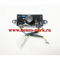 Электронный регулятор напряжения (AVR) для бензиновых генераторов номинальной мощностью до 2,5кВт. (пластиковый прямоугольный корпус)